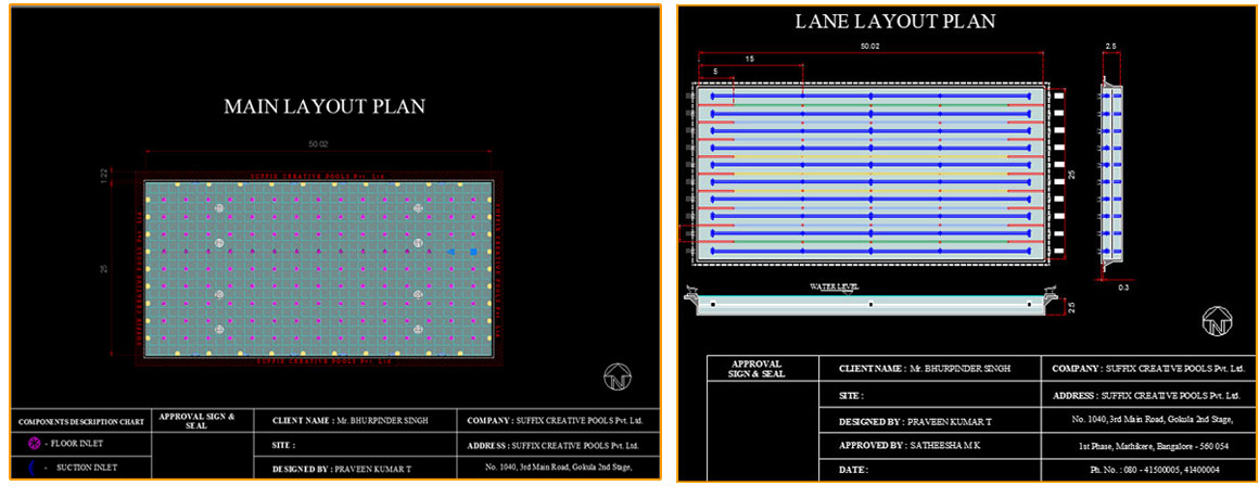 Swimming Pool Layout Design